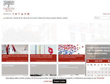 Tablet Screenshot of fundacionbotin.org